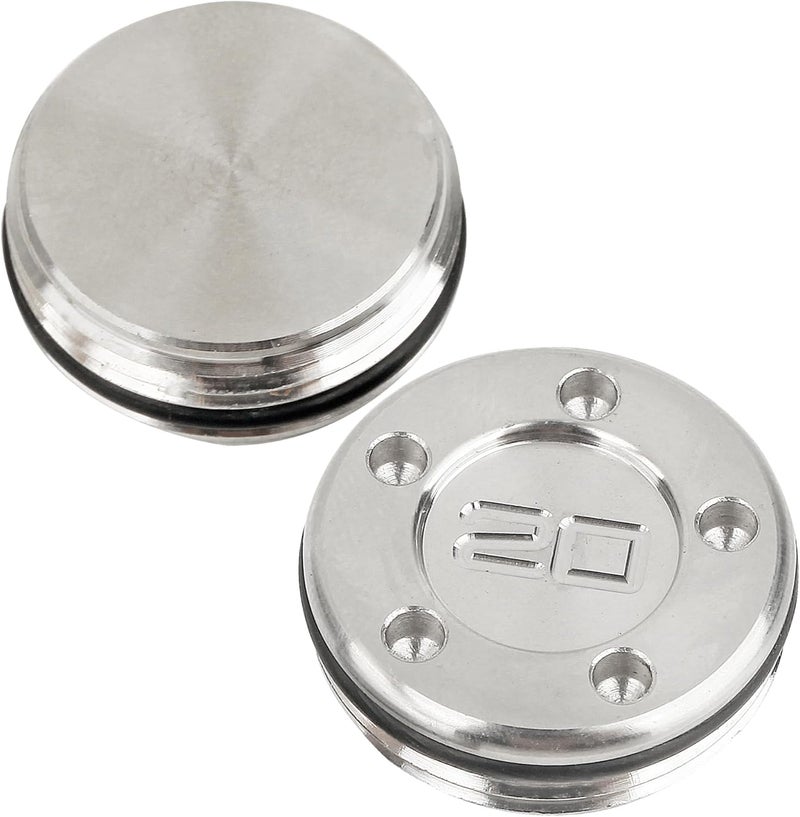 FoFoFo Golf Putter Weights Compatible with Scotty Cameron 2pcs 5g/10g/15g/20g/25g/30g/35g/40g/45g Compatible with Titleist Scotty Cameron Putter Newport Silver - Image 2
